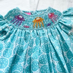 Octopus Smocked Dress